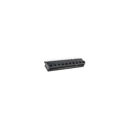 Fci Card Edge Connector, 98 Contact(S), 2 Row(S), Female, Straight, 0.039 Inch Pitch, Press Fit 10039755-10112TLF